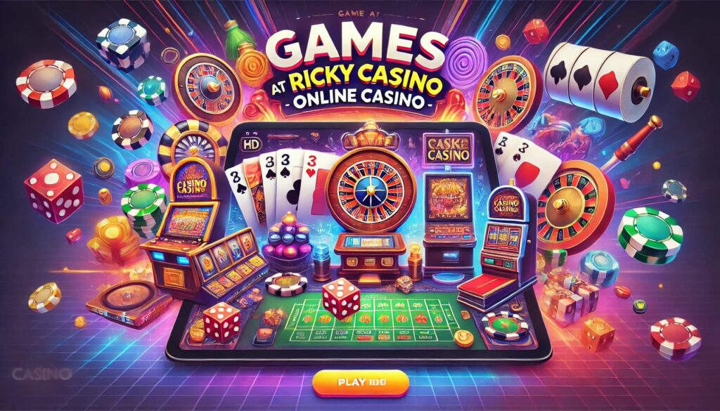 Games at Ricky Casino Online Casino