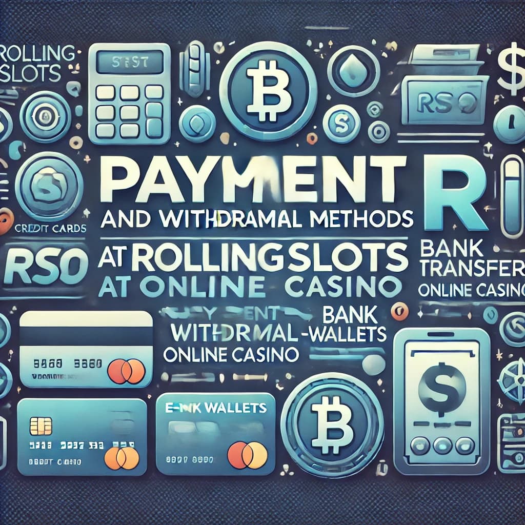 Payment and Withdrawal Methods at RollingSlots Online Casino